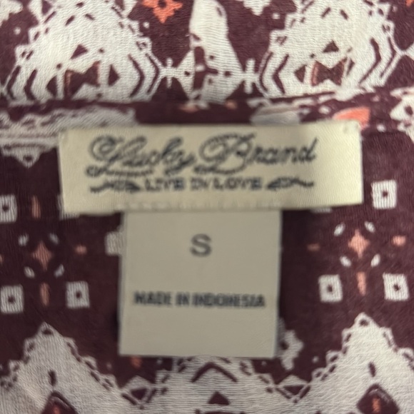 Lucky Brand Boho Long Sleeve Blouse - Picture 11 of 13